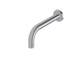Sussex Scala 25mm Wall Outlet Curved 200mm Satin Chrome (3 Star)