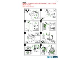 Installation Instructions - Roca Dama-N Close Coupled Back to Wall Suite (No Lid) Back Inlet White (4 Star)