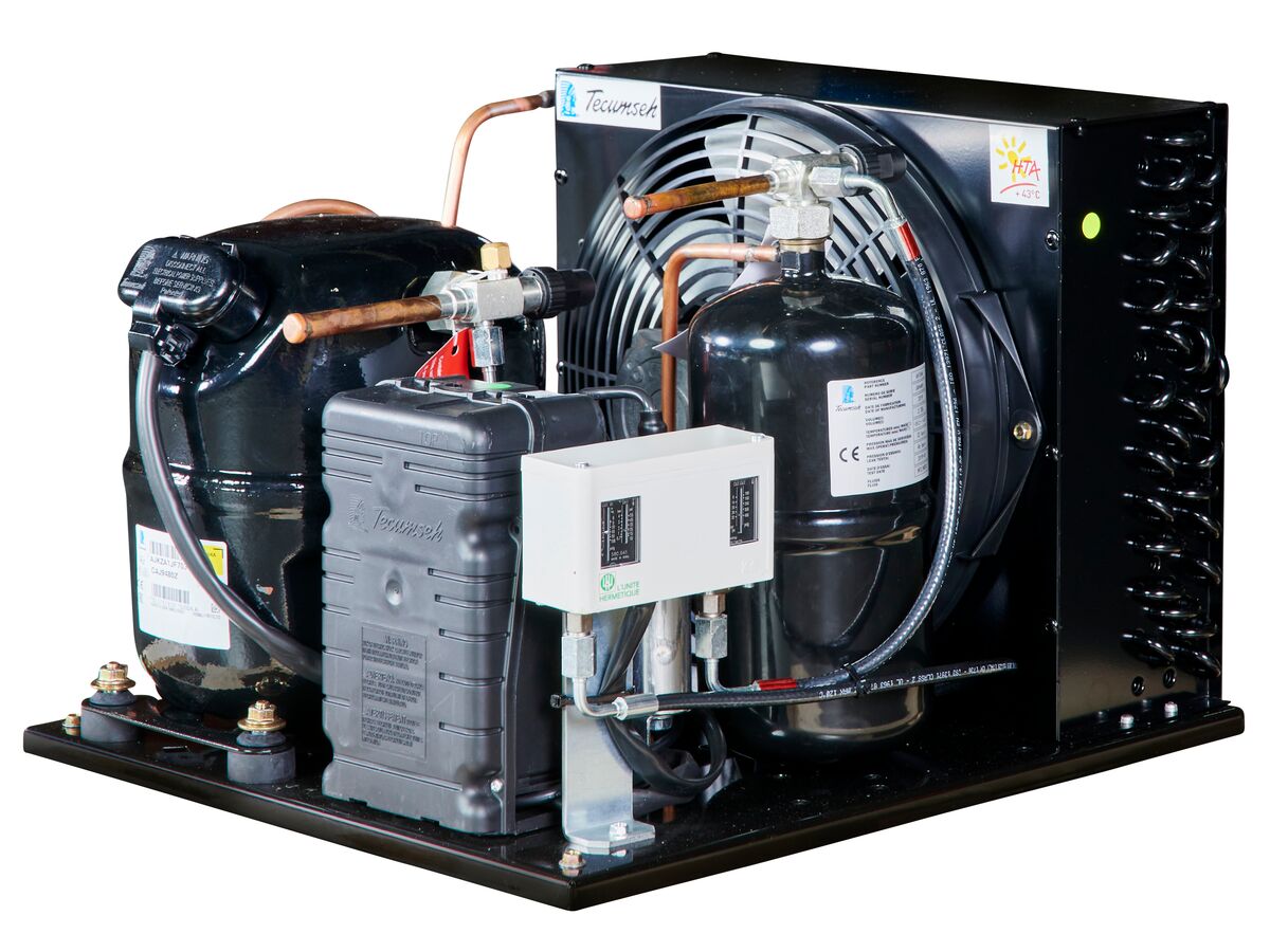 Tecumseh AJ2 HTA Condensing Unit 5/8HP R404 MHBP CAJT9480ZMHR-FZ-1 with Pressure Control