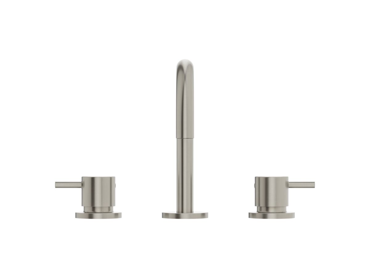Supporting Image 2 - Mizu Drift Basin Set Brushed Nickel (6 Star) Lead Free - Front