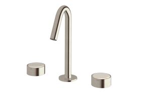 Supporting Image - Sussex Pure Elemental Basin Set PVD Brushed Nickel (5 Star) Lead Free with Aurora Insert