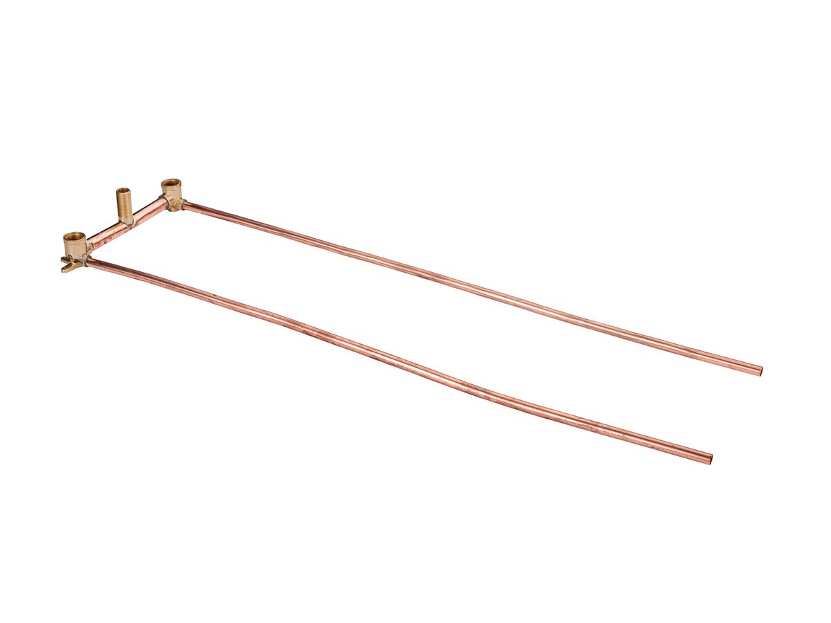 Hero - Dura Ardent Sink Assembly 200mm Centre with 900mm Tails Bottom Entry Lead Free