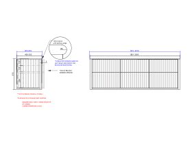 ISSY Custom Cloud II 1801-2000mm x 400-550mm x 610mm Wall Hung Vanity Unit 6 Touch Latch Drawers Semi Inset (No Basin)