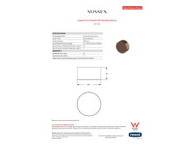 Specification Sheet - Sussex Pure Diverter PVD Brushed Bronze