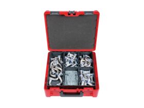 Rothenberger Rocase Fittings Box which includes 12 Roboxs and 2 Rotrays