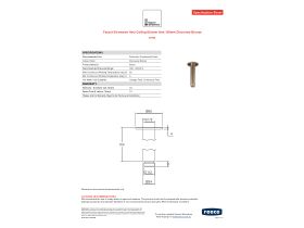 Specification Sheet - Faucet Strommen Vara Ceiling Shower Arm 100mm Discovery Bronze