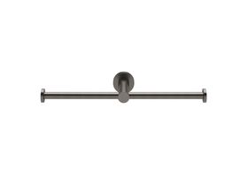 Sussex Pure Double Toilet Roll Holder PVD Brushed Gunmetal