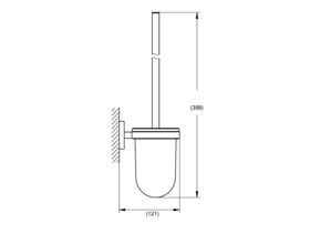 GROHE Essentials Accessories Toilet Brush Holder Set