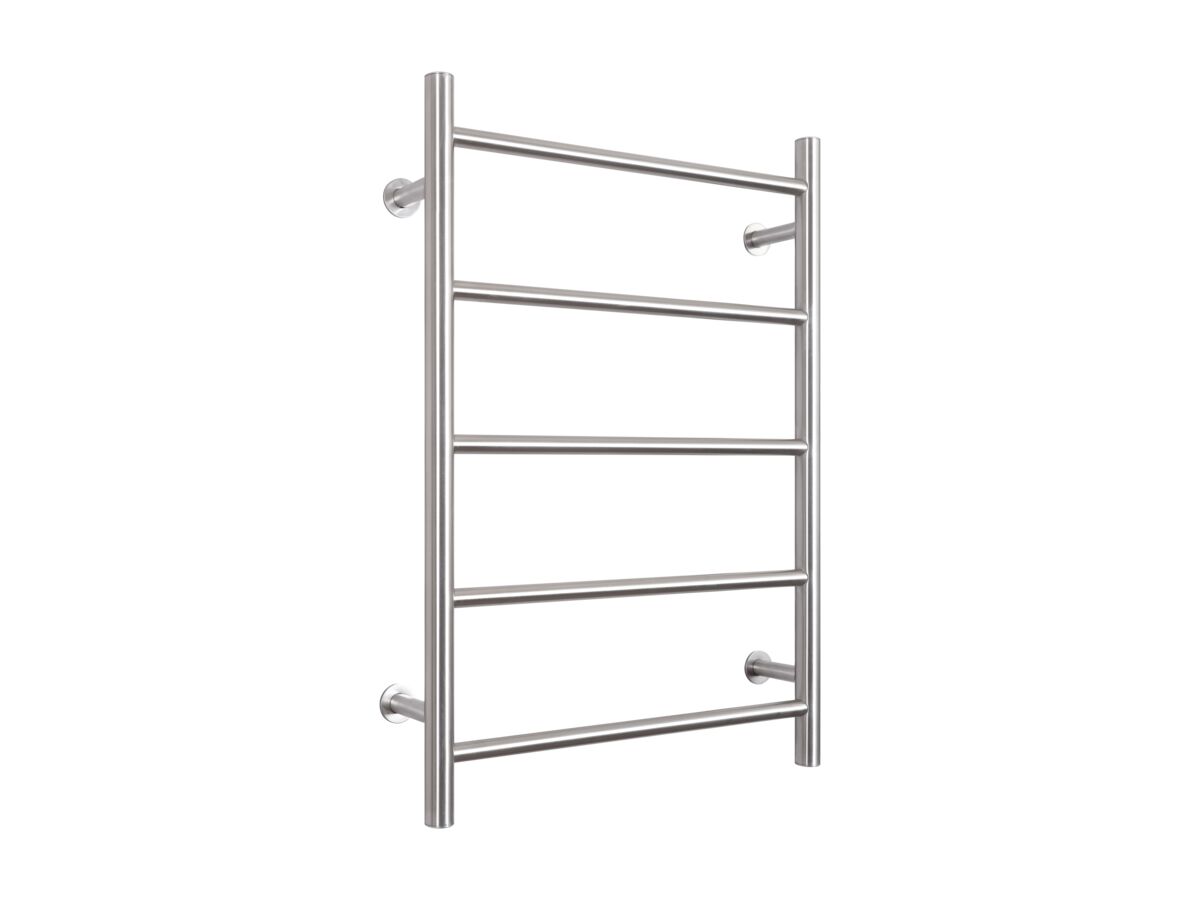 Mizu Drift MK2 550 x 800mm Heated Towel Rail Low Voltage 24V Brushed Stainless Steel