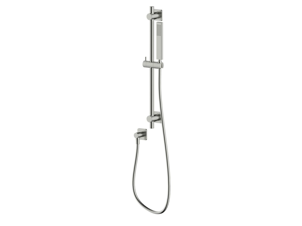 Hero - Mizu Bloc Single Rail Shower Brushed Nickel (3 Star)