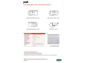 Technical Guide - Posh Bristol Mk2 Vanity with Kickboard 900mm