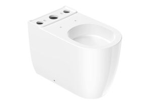Hero - Kado Lussi Close Coupled Back to Wall Rimless Overheight Back Inlet Pan White (4 Star)