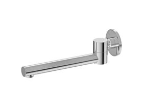 Mizu Drift Swivel Bath Outlet Straight Spout Chrome