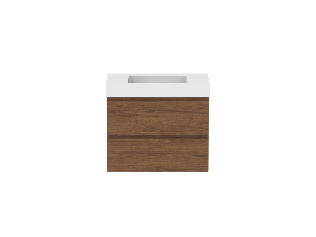 Hero - Posh Domaine 750mm Wall Hung Twin Vanity Unit All-Drawer 90mm Top