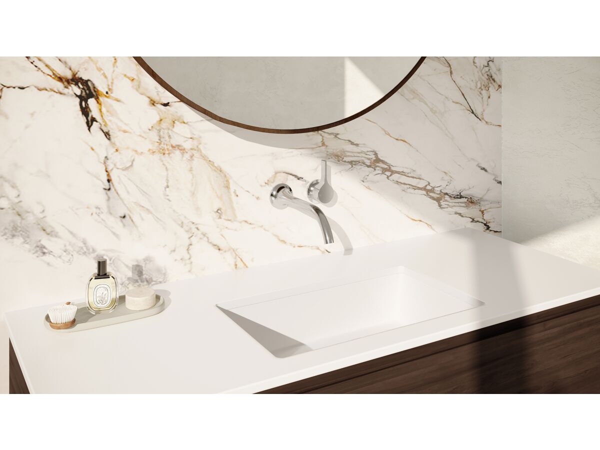 Sussex Oria Wall Basin Mixer Outlet System Chrome (5 Star)