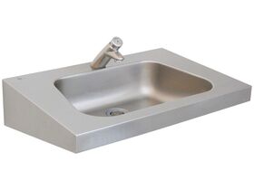 RBA Heavy Duty Wall Basin 1 Taphole Stainless Steel