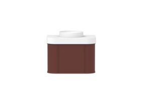 Supporting Image - Kado Era Double Curve All Drawer 750mm Wall Hung Vanity Centre Basin 90mm Durasein Top Red Marble