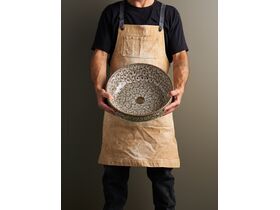 In Situ - Robert Gordon Potters 370mm Semi Inset Basin White Ochre - 4