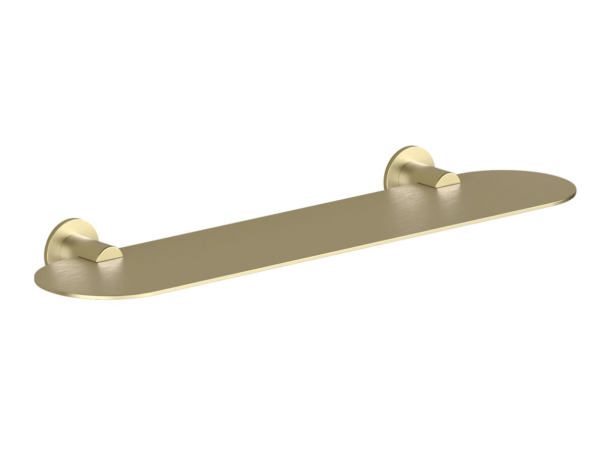 Hero - Faucet Strommen Vara Metal Shower Shelf Brushed Admiralty Brass