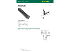 Specification Sheet - Walraven Rapidrail Rubber Profile Per Metre