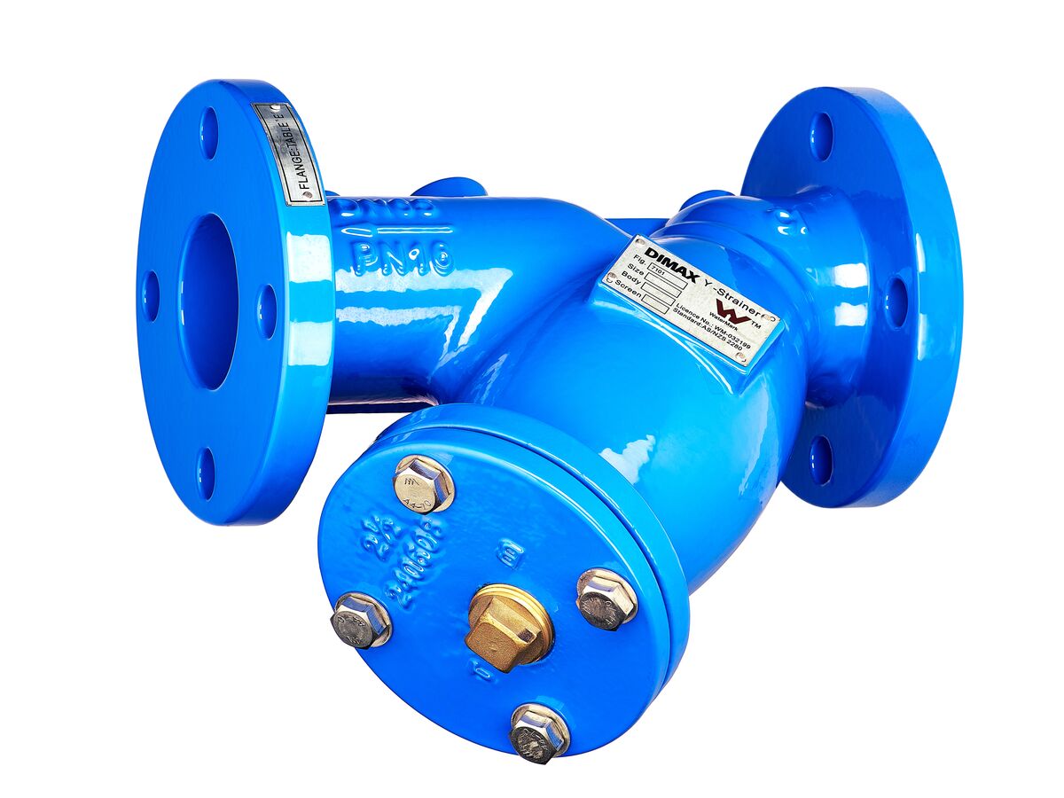 Dimax Watermarked Cast Iron Y-Strainer Table E DN 65mm