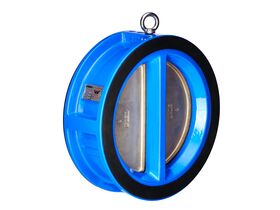 DIMAX Cast Iron Body Wafer Double Door Check Valve Full Stainless Steel 316 Trim Disc & Fasteners EPDM Gasket PN16 FBE Coated to AS/NZS 4158