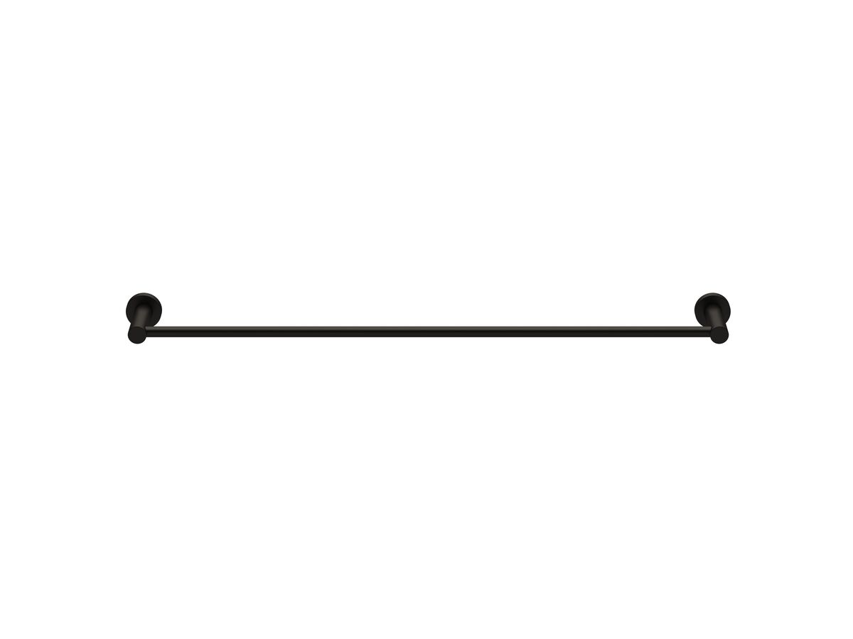 Sussex Pure Single Towel Rail 600mm PVD Matte Black