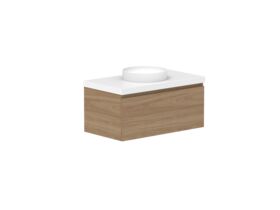 Supporting Image - Posh Domaine 900mm Wall Hung Vanity Unit All-Drawer 50mm Top