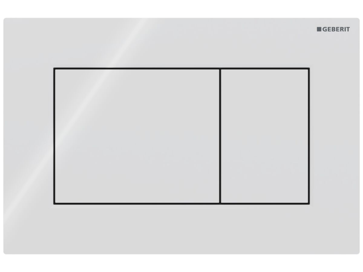 Hero - Geberit Sigma01 Square Dual Flush Button White