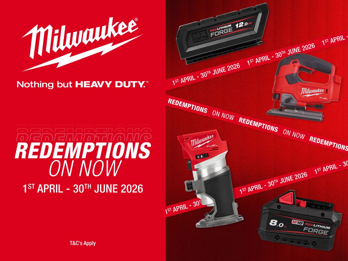 Milwaukee Redemptions 1st April-30th June 2026