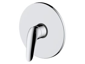 Hero - Posh Bristol Mk2 Shower Mixer Tap All Pressure with 200mm Cover Plate Chrome Lead Free