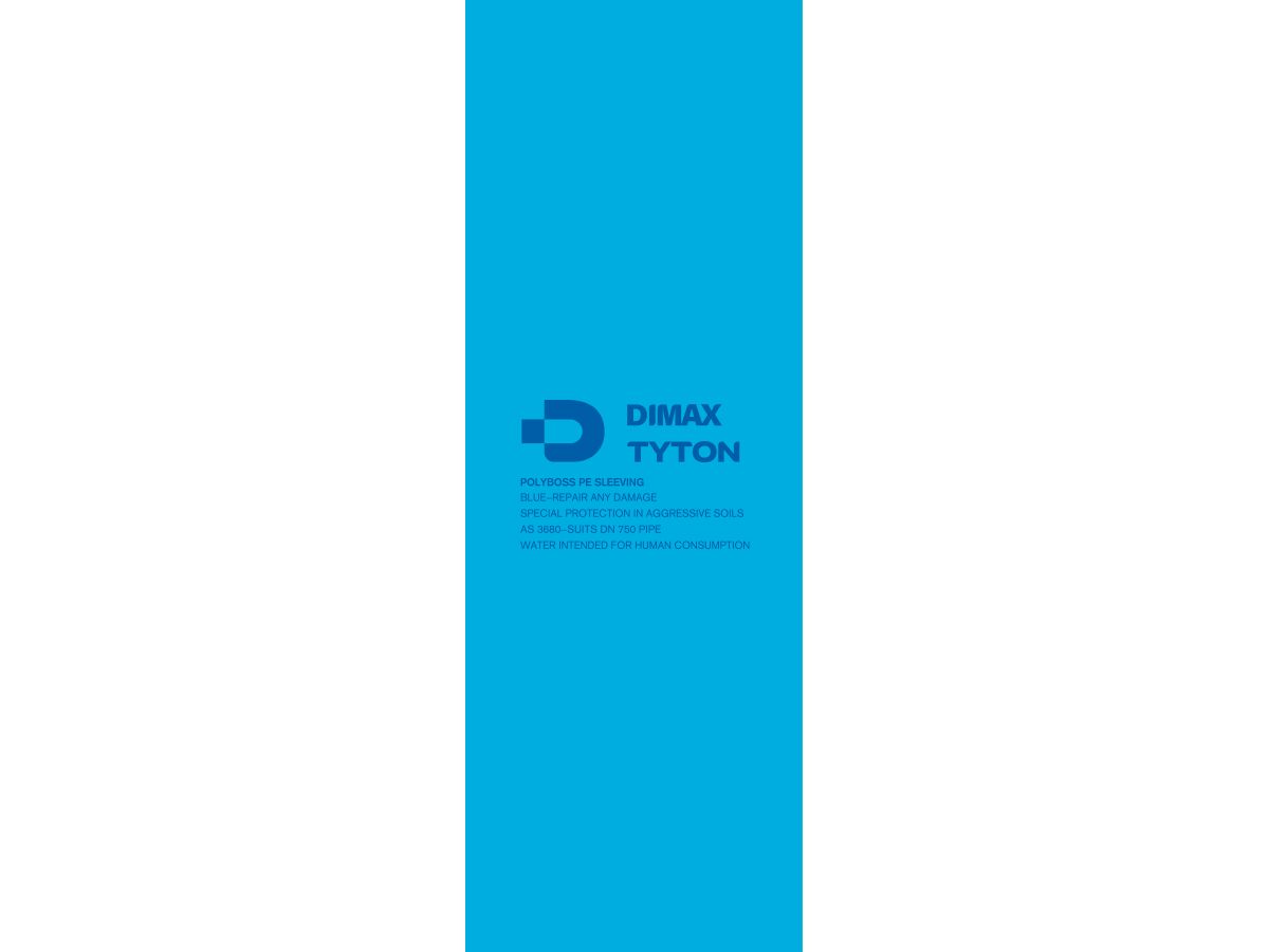 Supporting Image - Polyboss Pipe Sleeve Blue (6) 750mm