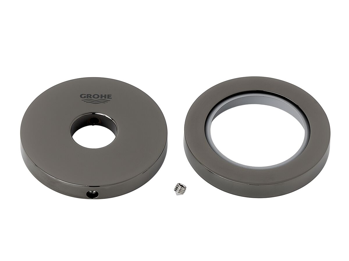 GROHE Essence New Wall Mixer Set Cover Plate Only Hard Graphite