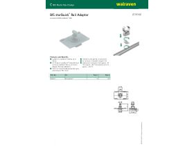 Specification Sheet - Walraven Starquick Rail Adaptor