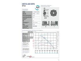 Specification Sheet - SolerPalau Fan 400mm 3Ph HRT/4-400BPN