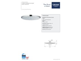 Technical Guide - GROHE Rainshower Overhead Shower 210mm Chrome (3 Star)