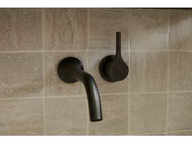 In Situ - Milli Oria Wall Basin Mixer Outlet System 215mm PVD Brushed Gunmetal (5 Star)