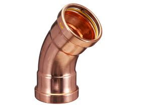 >B< Press Gas Elbow 45 Degree x 80mm