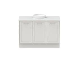 Hero - Kado Lux All Door 1200mm Centre Bowl Floor Mount 50mm Top