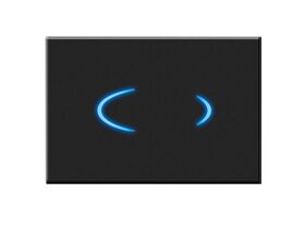 Hideaway+ Sensor Button/Plate Inwall Blk