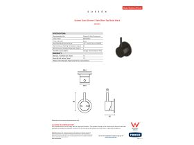 Specification Sheet - Sussex Scala Shower / Bath Mixer Tap Matte Black