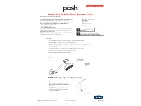 Installation Instructions - Posh Bristol MK2 All Directional Shower (3 Star)