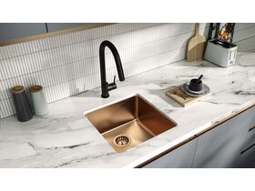 Memo Zenna Single Bowl Sink Bronze
