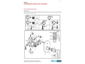 Installation Instructions - Roca L20 Shower Mixer Tap with Diverter