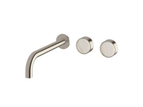 Supporting Image - Sussex Pure Elemental Wall Bath Hostess System 250mm PVD Brushed Nickel with Aurora Insert