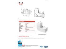 Technical Guide - Roca W + W Integrated Washbasin White (4 Star)