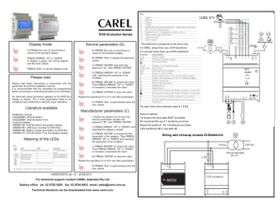 Installation Instructions - CAREL Driver Panel Kit EVDPN01007