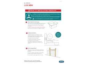 Installation Instructions - Kado Lux Petite Vanity