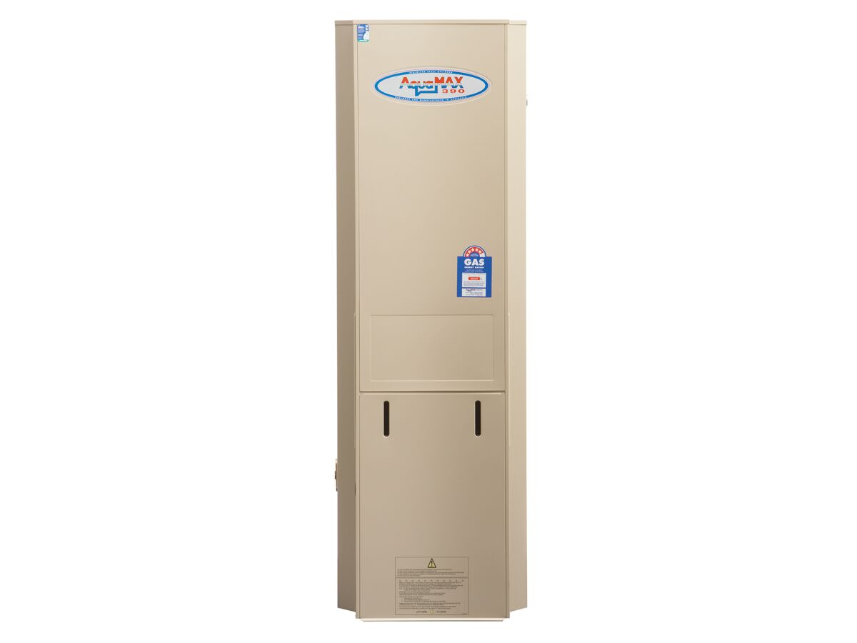Aquamax 390 5 Star 155L Natural Gas Stainless Steel Hot Water System