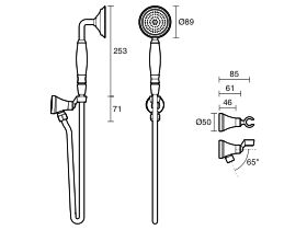 Kado Era Handshower With Wall Bracket (4 Star)